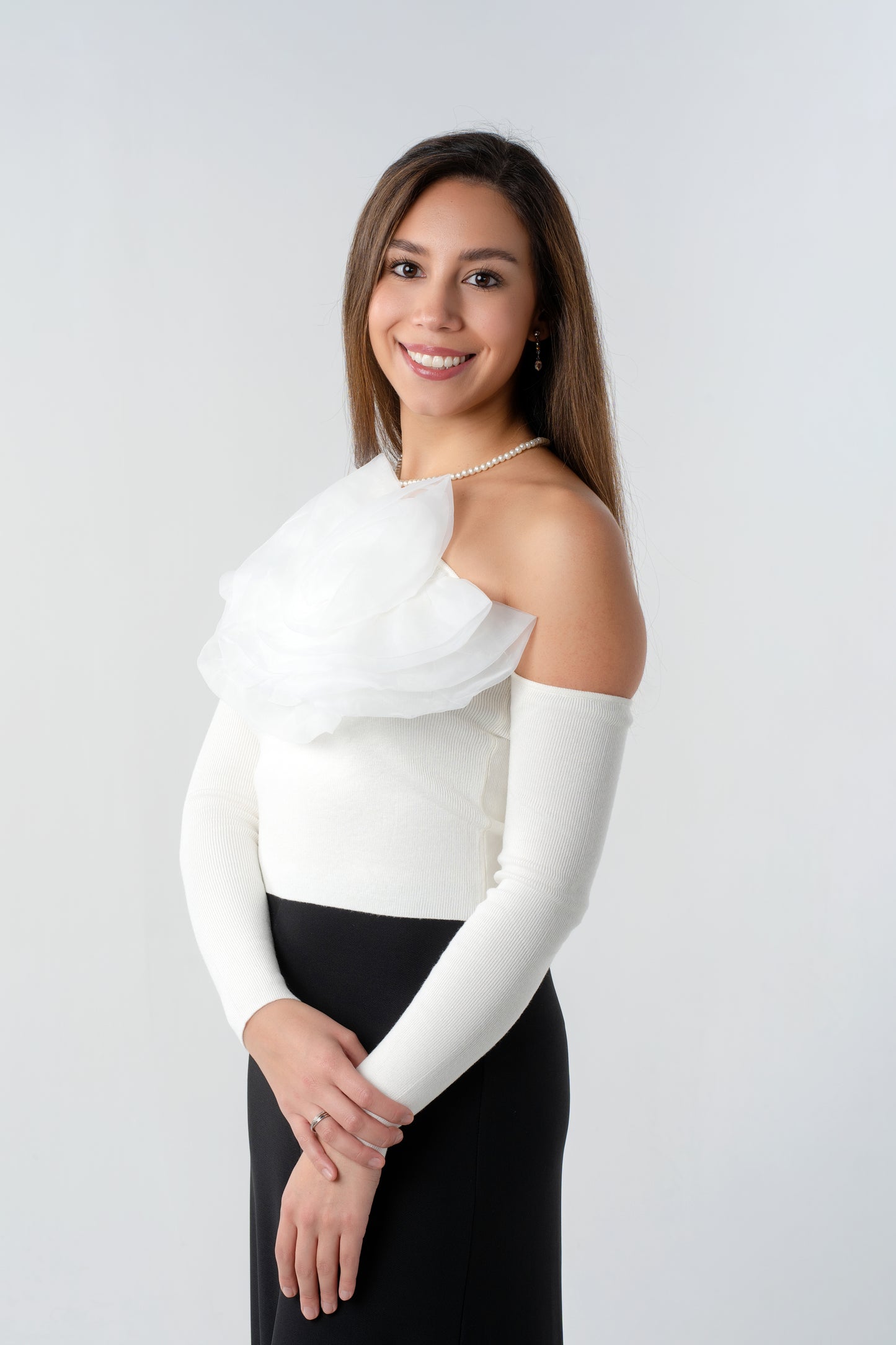 Top Flor Manga Larga